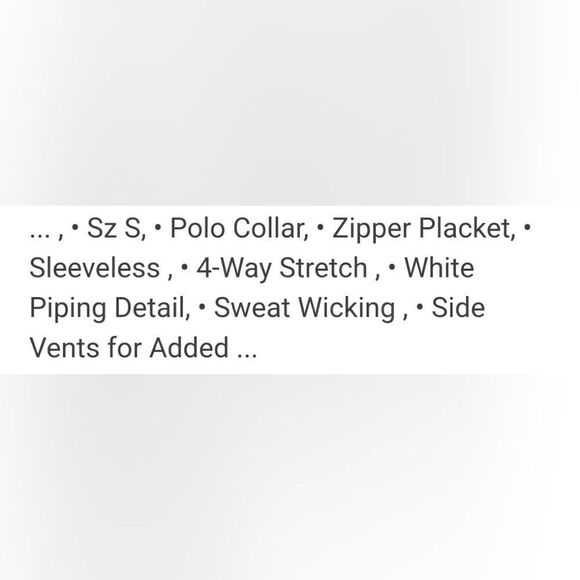 NWOT Slazenger Women’s Sleeveless Golf Polo, Small - Picture 6 of 6